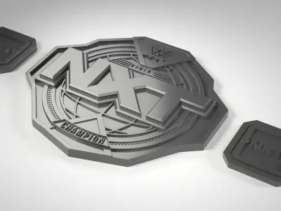 WWE NXT Womens Championship Belt 3D print model