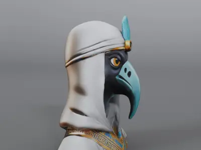 egyptian bust 3D model