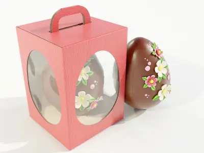 Decorated Easter Egg 3D model