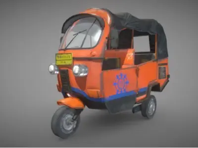 Bajaj Jakarta Indonesia 3D model