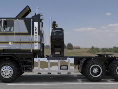 Kenworth K100 Mud Truck 3D model