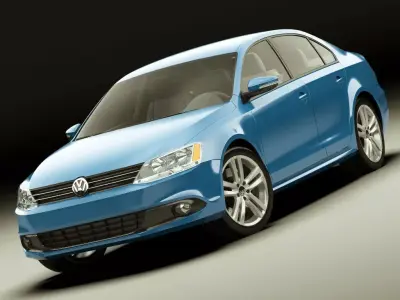 VW Jetta 2011 3D model