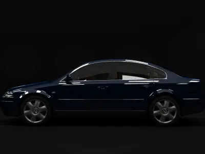 Vokswagen Passat 2004 3D model