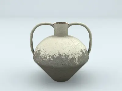 Boho Vase Low-poly 3D model