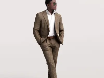 Humano Man opening car 2011-7 3D model