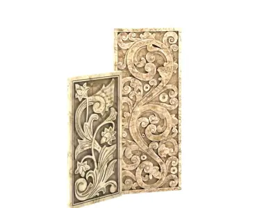 Balinese Carving Stone 3D model
