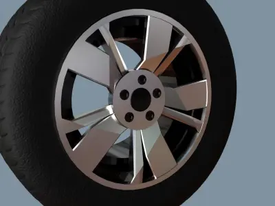 AS rims collection 7 - VW Cordova Low-poly 3D model