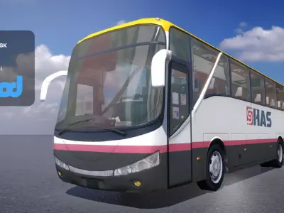 Hk Bus 002 3D model