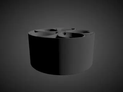 Alfa Romeo Giulia Quadrifoglio scalable and printable rims  3D print model