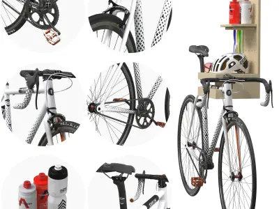 Bicycle storage system 2 3D model