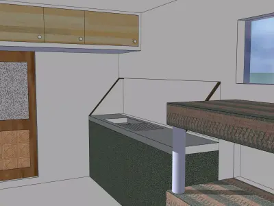 Container 3D model 3