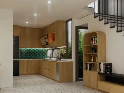 MINIMALISM T-HOUSE   Low-poly 3D model