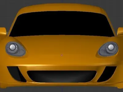 RUF RK Coupe Low-poly 3D model