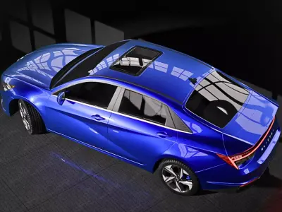 Hyundai Elantra 2022 3D model