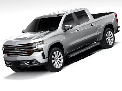 Chevrolet Silverado High Country 2019 3D model