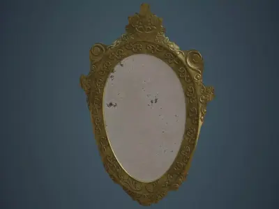 Mirror 2C Low-poly 3D model