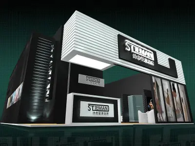 Showroom - Area - 12X10-3DMAX2009-027 3D model