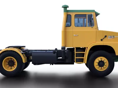 Scania L140 4x2 38 Stock Classic Truck Low-poly 3D model