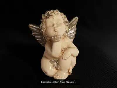 Kitsch Statues Pack 3D Model Collection