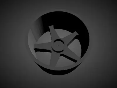 Rotiform ROC scalable and Printable rim 3D print model
