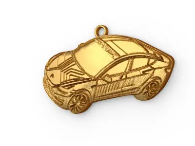 car pendant-04 printable jewelry 3D print model