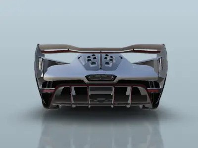 McLaren Sabre 2022 3D print model