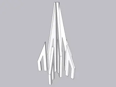 Monumental Sculpture - 3D Model 3D model