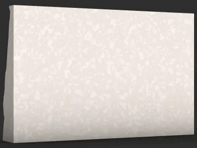 Dense Limestone Wall High Poly 3D print model