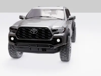 Toyota Tacoma  2020  Low-poly 3D model