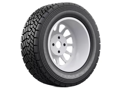 Offroad Car Wheel 2 3D model