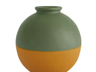 Two color ceramic vase 3D model