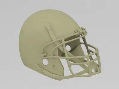football helmet 3D print model