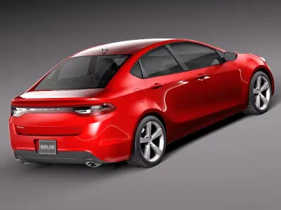 Dodge Dart 2013 3D model purchase