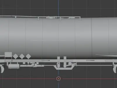 H0 1-87 scale Zacens 78 tank car 3D print model