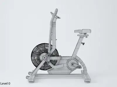 Stairmaster HIIT Bike 3D model
