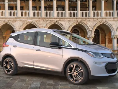 Electric Family Vehicle Chevrolet Rigged 3D model