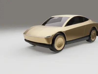 Tesla Robotaxi 2025  3D model