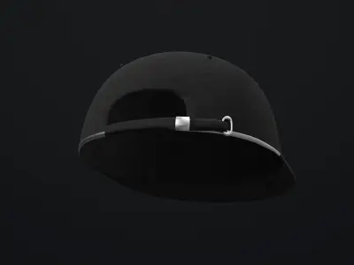 stylistic cap strong symbol 3D model