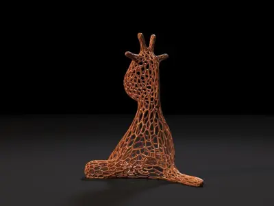 Giraffe figurine 3D print model