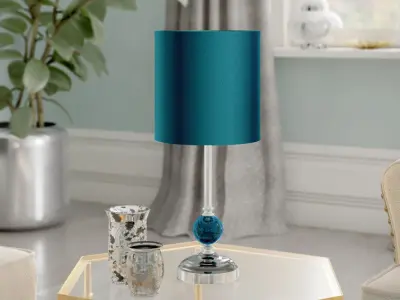 Table Lamp - 4 Colour 3D model