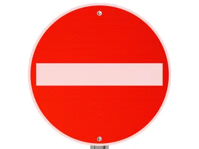 Do Not Enter Sign 3D model