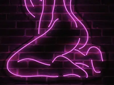 Neon 3D Model 15 - Body Shape 5 3D model