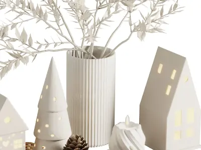 christmas Decoration Set1 3D model