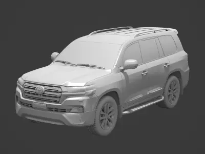 Toyota Land Cruiser VXR 2016 3D model