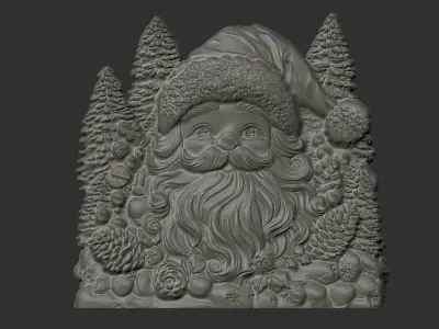 sanda decor cnc model 3D print model