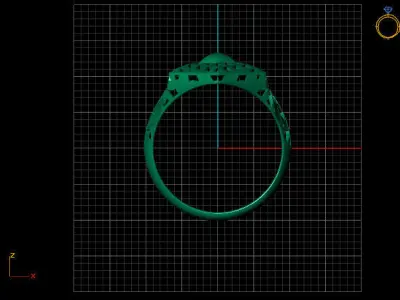 Fancy Womens Rings Plain Rings Ready STL 3DM Models Rings 3D print model get