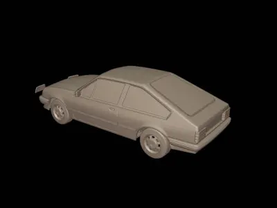 chevrolet br monza sl e 2 door 1984   3D print model