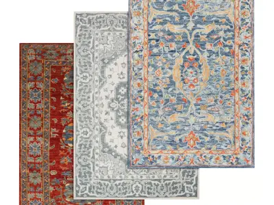 Rug Set 2054 3D model