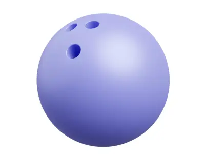 Bowling Ball 3D model