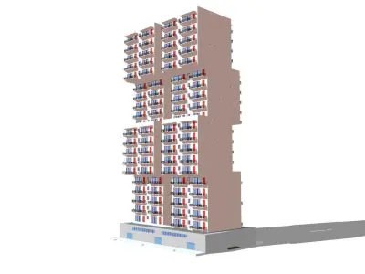 Residential Apartment 02 3D model